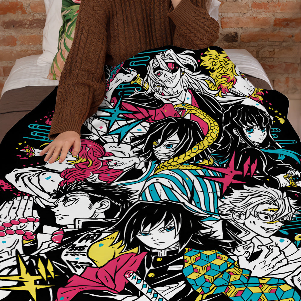 Demoon Slayerr 2 – Anime Blanket from ANIME HUB