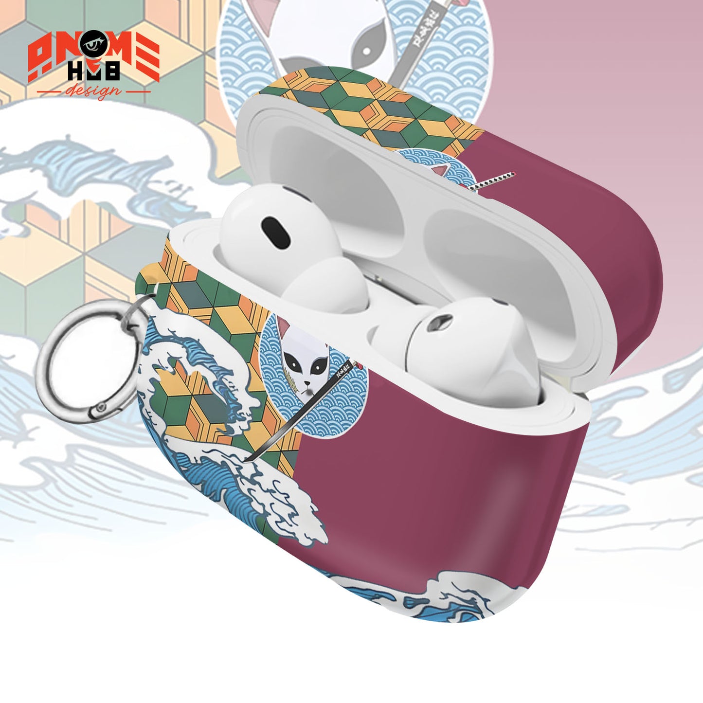 Demoon Slayerr – Toomiokka Giiyuu 1 Airpods Case ANIME HUB