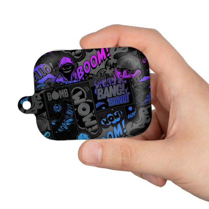 ¡BOOM! ¡BANG! ¡GUAU! 1 – Estuche para AirPods con estilo callejero de grafiti ANIME HUB