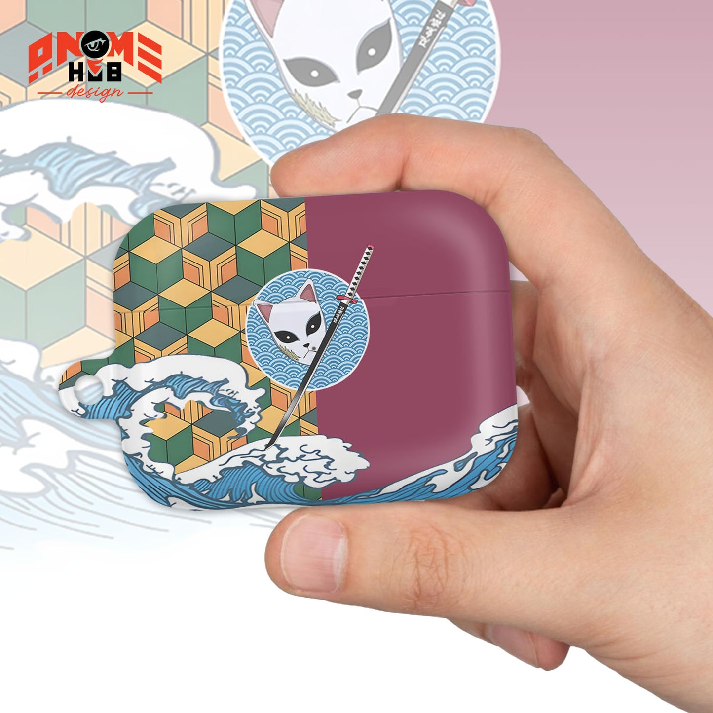 Demoon Slayerr – Toomiokka Giiyuu 1 Airpods Case ANIME HUB