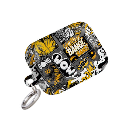 ¡BOOM! ¡BANG! ¡GUAU! 9 – Estuche para AirPods con estilo callejero de grafiti ANIME HUB
