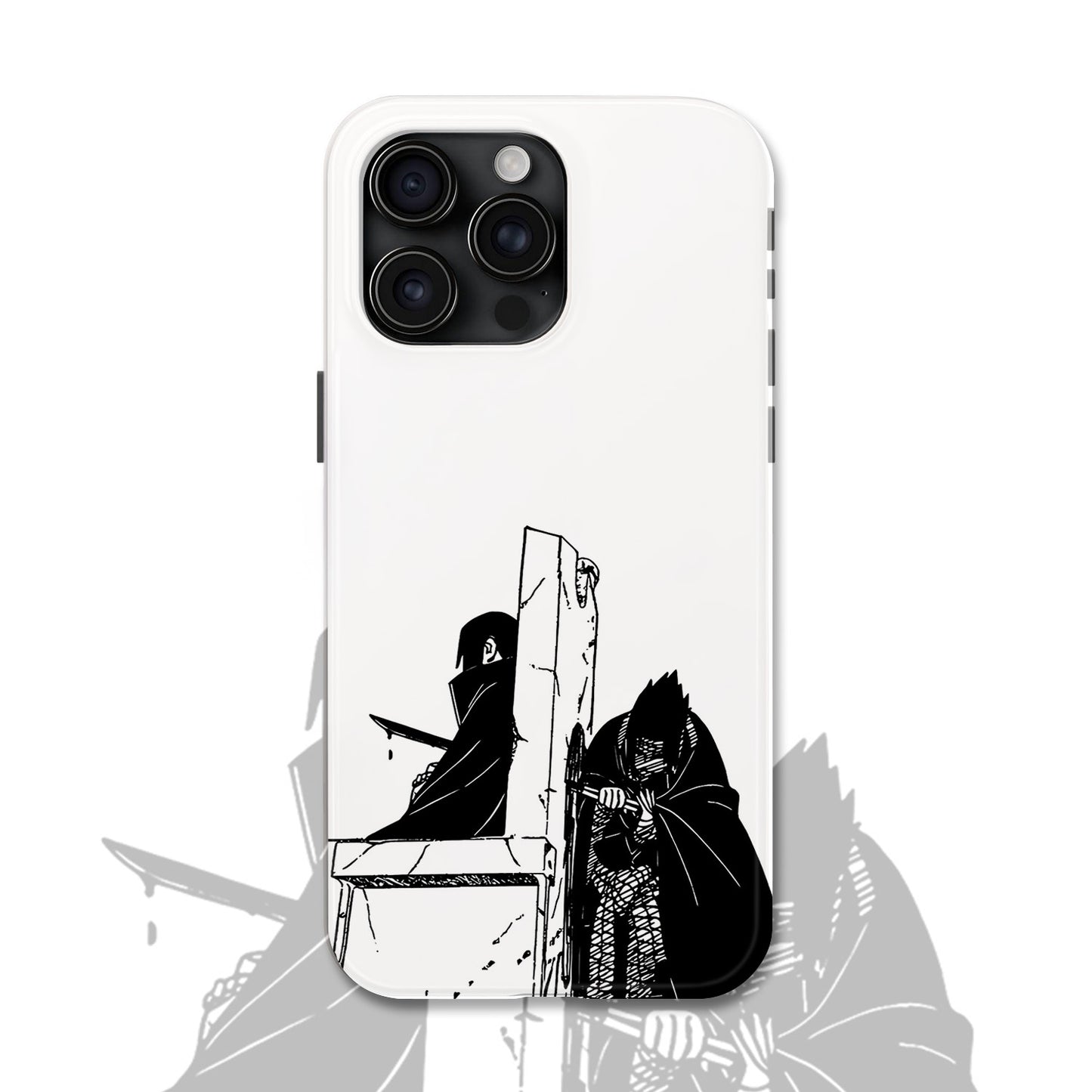 Narutoo 1 – Itachi & Sasuke Uchiha Throne Scene Phone Case ANIME HUB