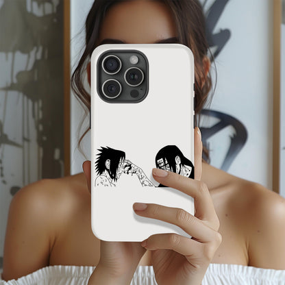 Narutoo 4 – Itachi & Sasuke Uchiha Throne Scene Phone Case ANIME HUB