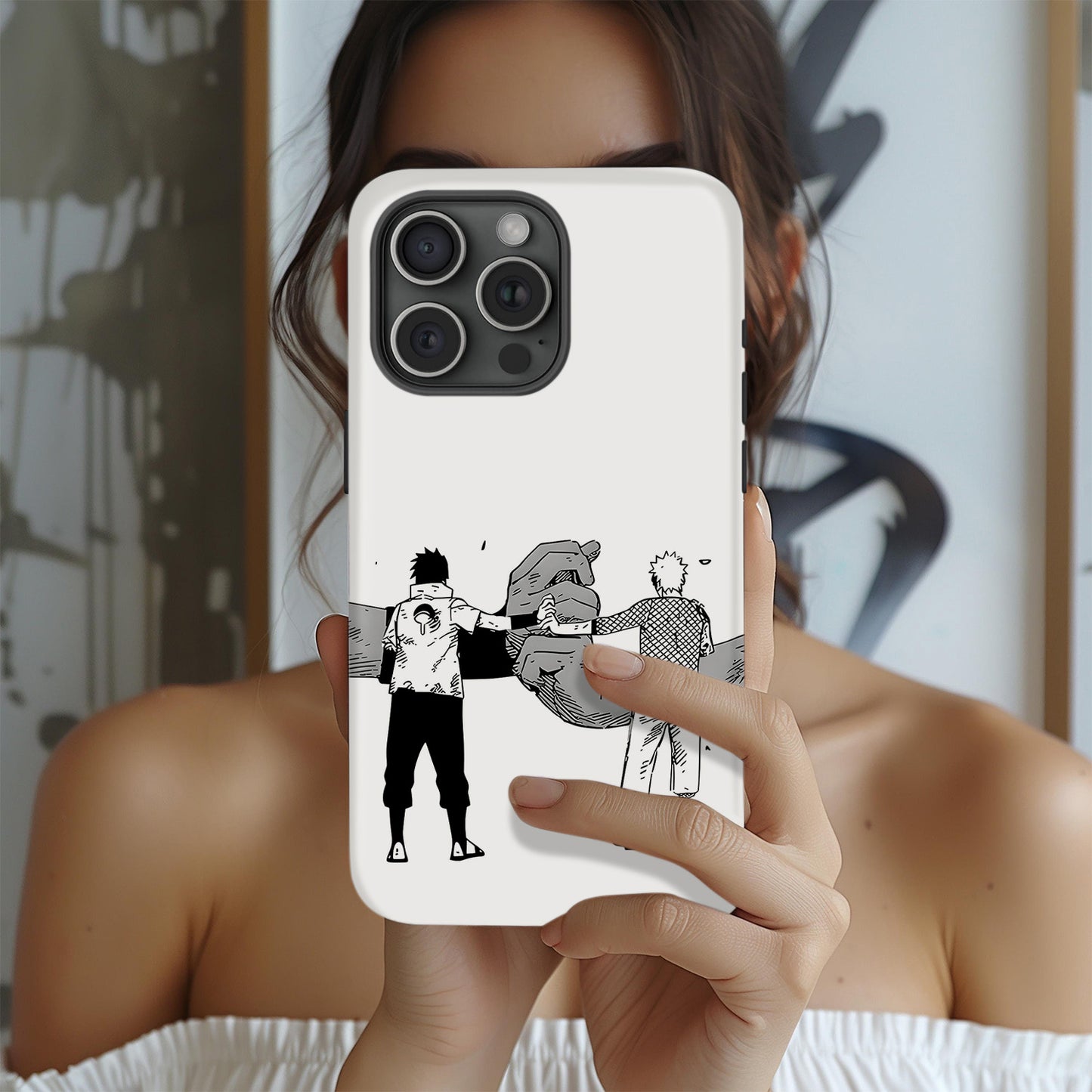 Narutoo 2 – Itachi & Sasuke Uchiha Throne Scene Phone Case ANIME HUB