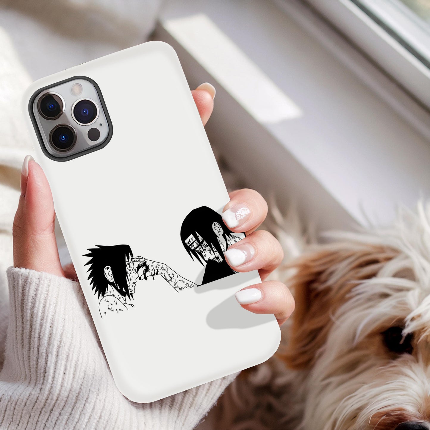 Narutoo 4 – Itachi & Sasuke Uchiha Throne Scene Phone Case ANIME HUB