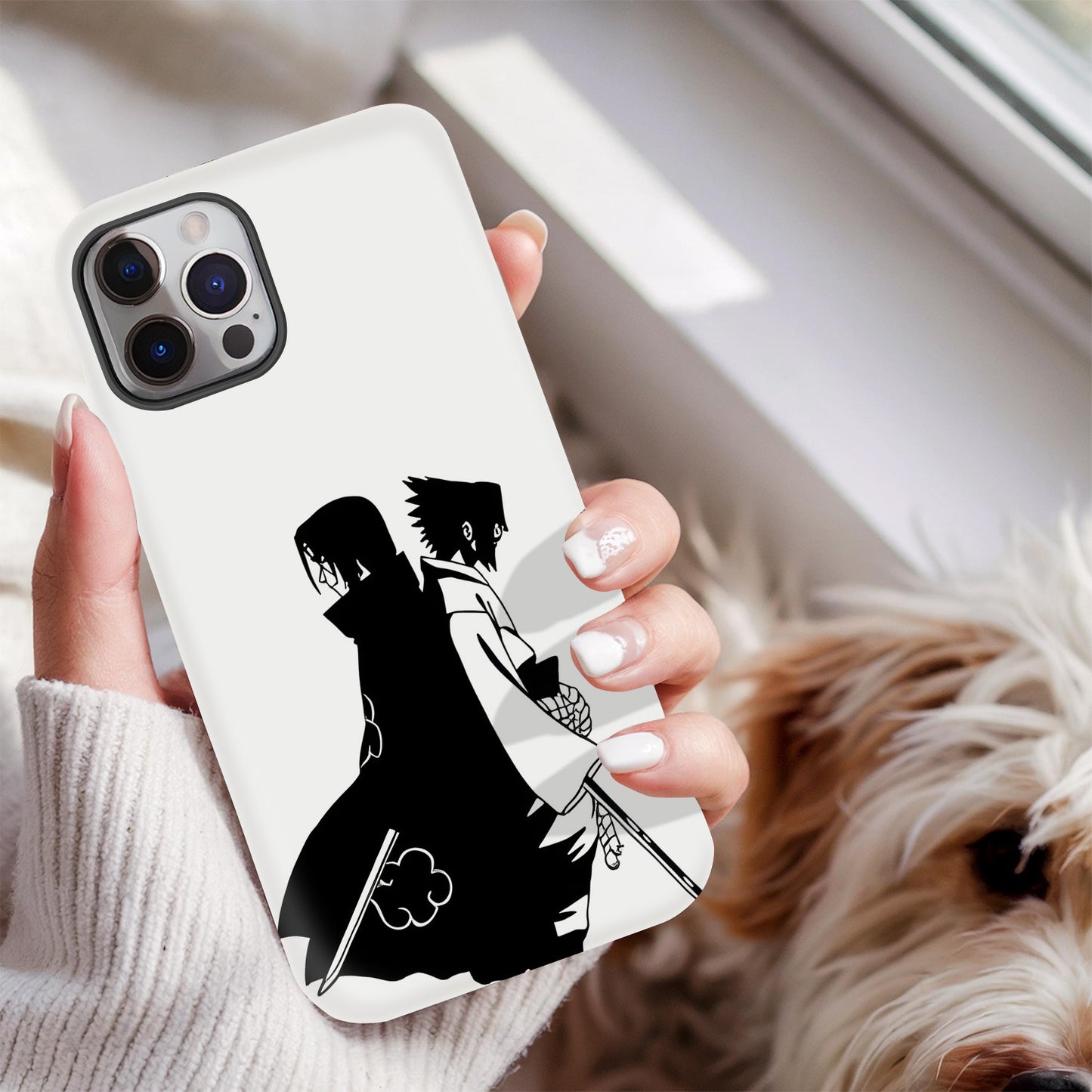 Narutoo 3 – Itachi & Sasuke Uchiha Throne Scene Phone Case ANIME HUB