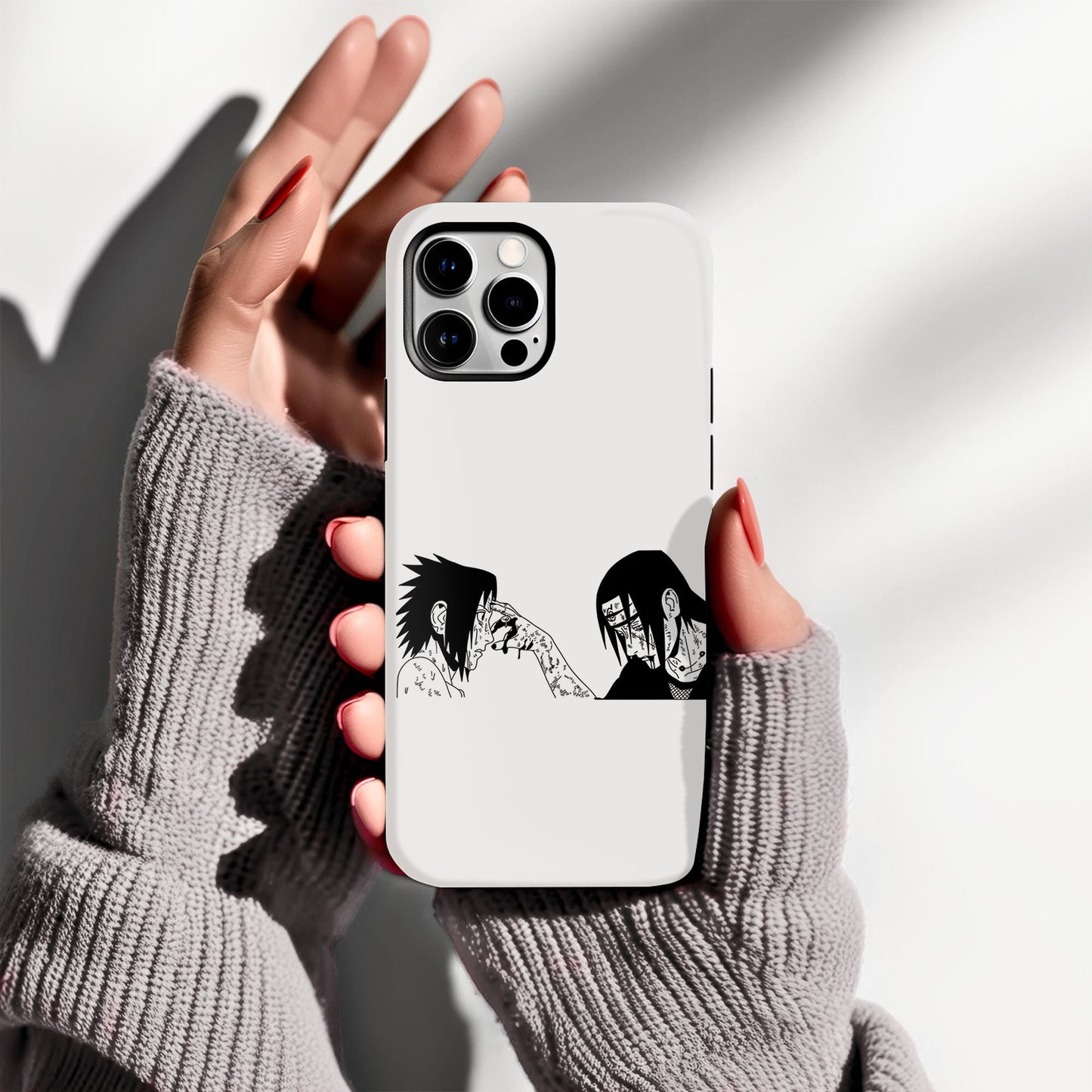 Narutoo 4 – Itachi & Sasuke Uchiha Throne Scene Phone Case ANIME HUB