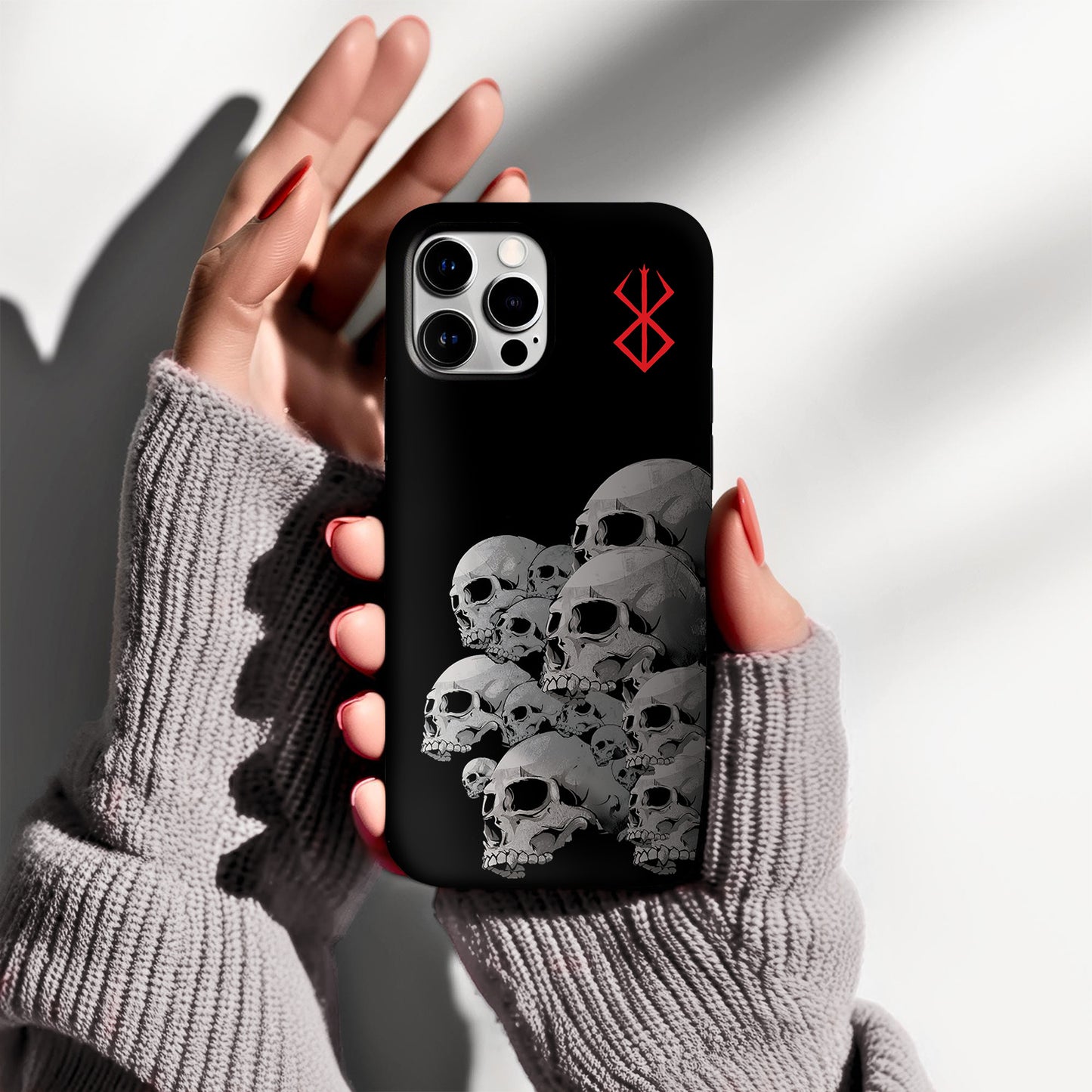 Berserk Manga Skull Phone Case – Dark Anime Design ANIME HUB