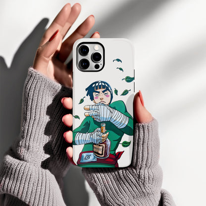 Narutoo  – Rock Lee Funny Drinking Phone Case ANIME HUB