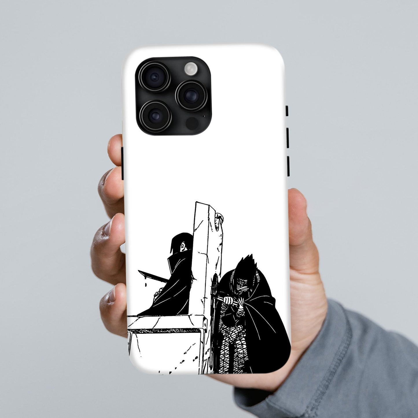 Narutoo 1 – Itachi & Sasuke Uchiha Throne Scene Phone Case ANIME HUB