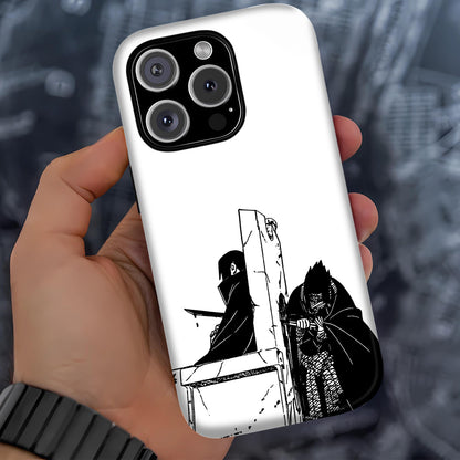 Narutoo 1 – Itachi & Sasuke Uchiha Throne Scene Phone Case ANIME HUB