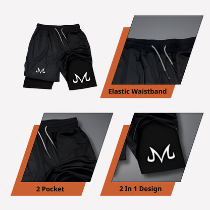 Pantalones cortos de calle de Majin Buu 4 de Dragon Ball ANIME HUB 
