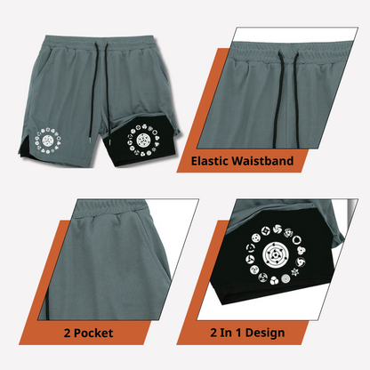 Uzumaki - Pantalones cortos de Narutoo Streetwear ANIME HUB 