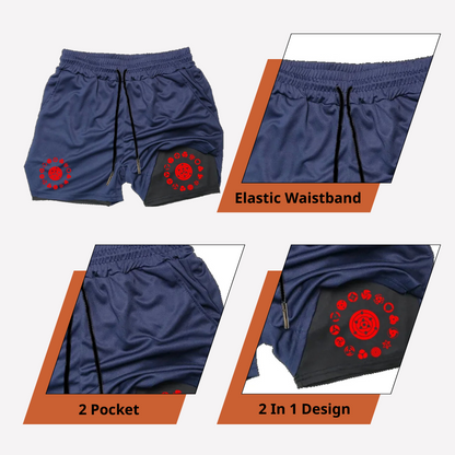 Uzumaki - Pantalones cortos de Narutoo Streetwear ANIME HUB 