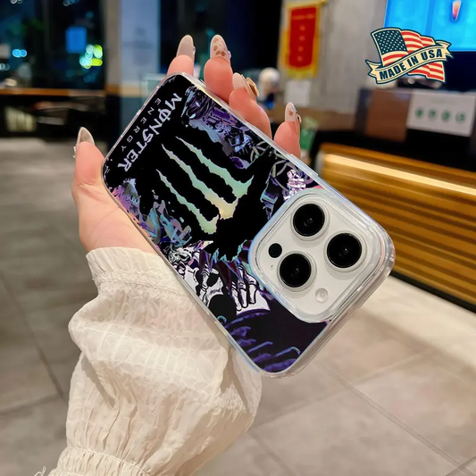 Color Full Blue Energy Edition For Iphone/Samsung Cushion Drop Protection Phone Case