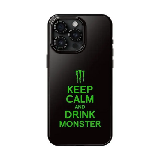 Black Monster Energy Drink 3 Collection Phone Cases Phone Cover Hard Case Tough 2-piece Phone Case