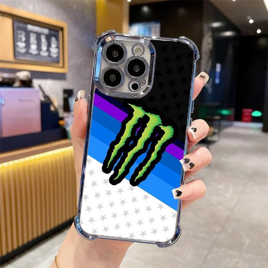 Color Full 6 Blue Energy Edition For Iphone/Samsung Cushion Drop Protection Phone Case
