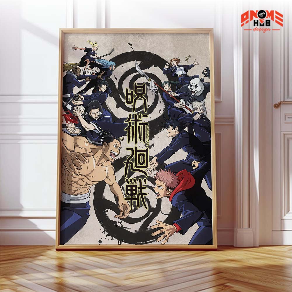 Jujustsuu Kaiisenn 31 Poster/Canvas, Art Anime Wall Print, Wall Decor  –  Poster/Canvas ANIME HUB