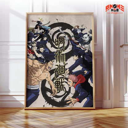 Jujustsuu Kaiisenn 31 Poster/Canvas, Art Anime Wall Print, Wall Decor  –  Poster/Canvas ANIME HUB