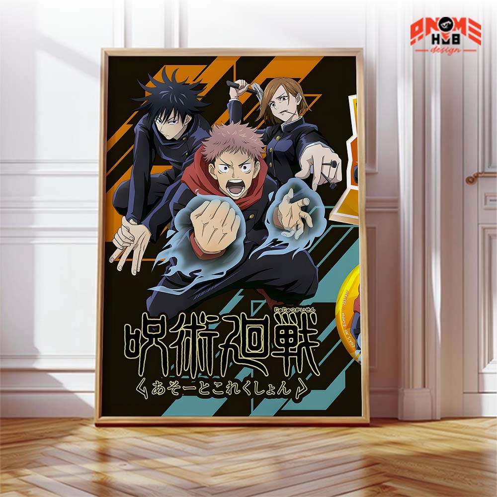 Jujustsuu Kaiisenn 24 Poster/Canvas, Art Anime Wall Print, Wall Decor  –  Poster/Canvas ANIME HUB