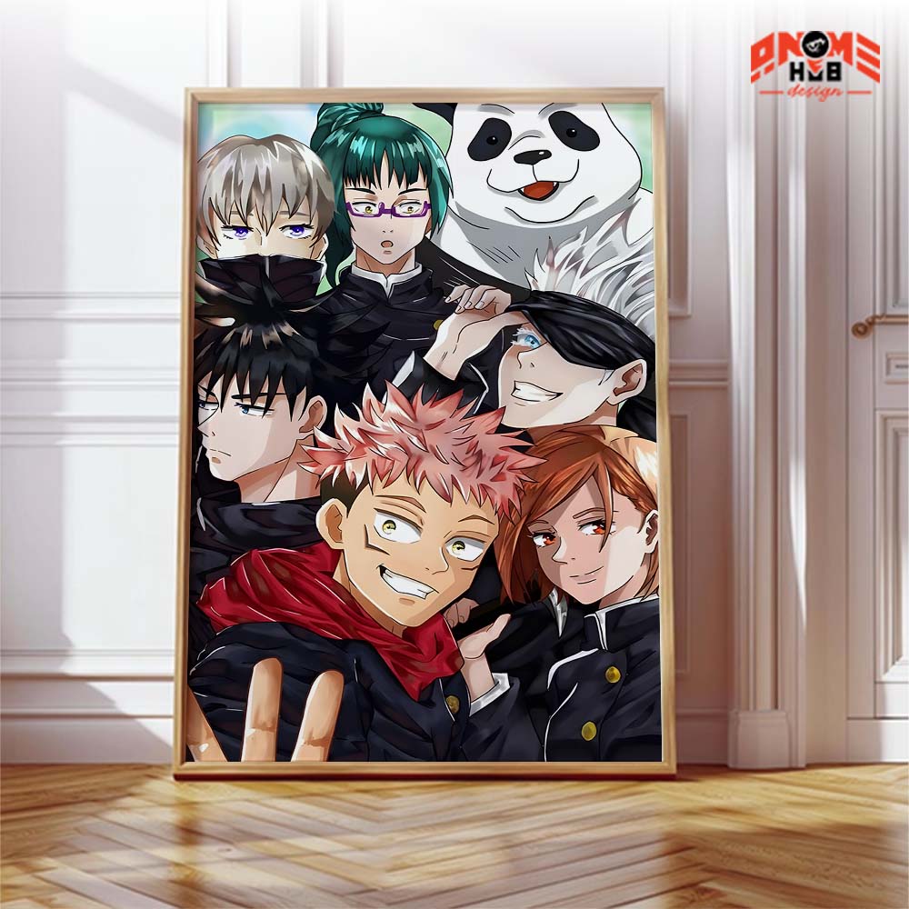 Jujustsuu Kaiisenn 18 Poster/Canvas, Art Anime Wall Print, Wall Decor  –  Poster/Canvas ANIME HUB