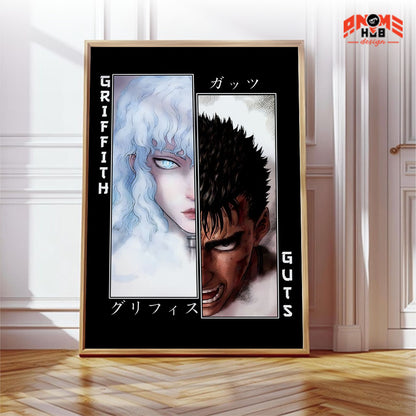 Berserkk 6 Poster/Canvas, Art Anime Wall Print, Wall Decor  –  Poster/Canvas ANIME HUB