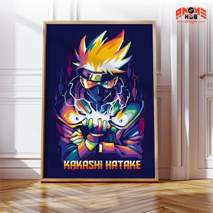 Narrutoo Poster/Canvas, Art Anime Wall Print, Wall Decor  – Hattakee Kakaasshi  3 Poster/Canvas ANIME HUB