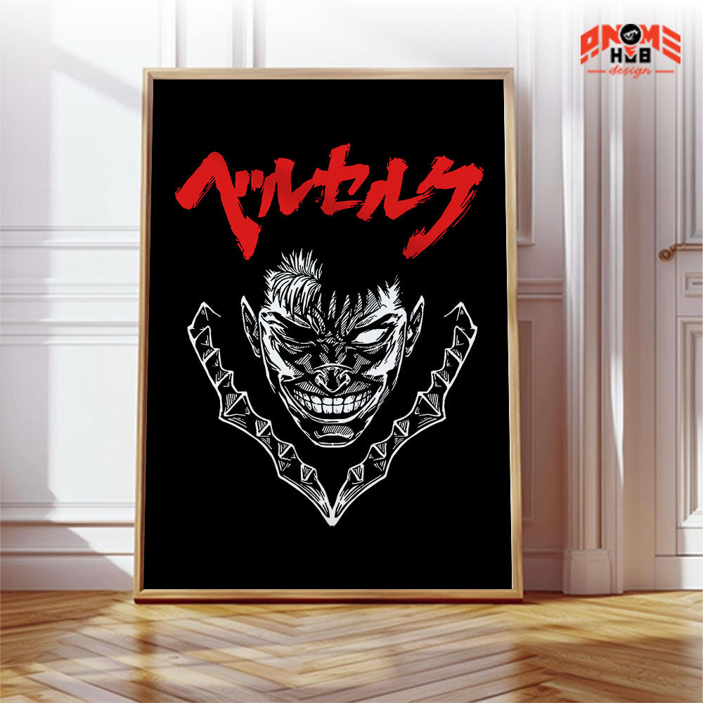 Póster de Griffith del anime Berserk | Arte mural de Berserk | Póster de Berserk | Impresión decorativa de alta calidad