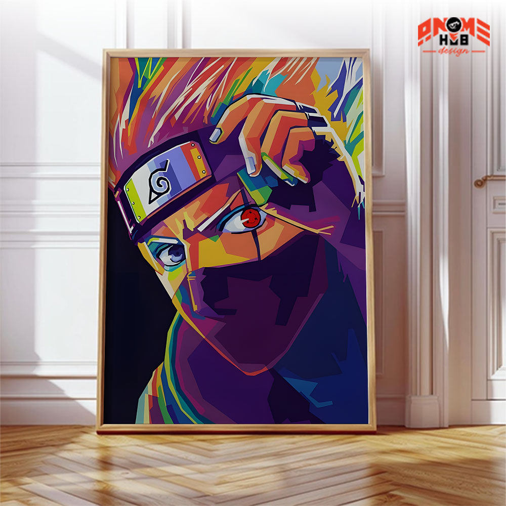 Narrutoo Poster/Canvas, Art Anime Wall Print, Wall Decor  – Hattakee Kakaasshi  2 Poster/Canvas ANIME HUB