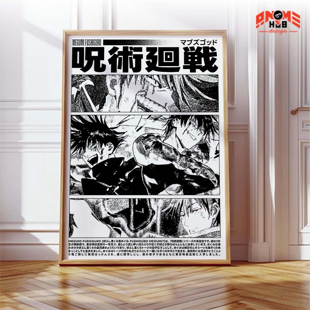Jujustsuu Kaiisenn 2 Poster/Canvas, Art Anime Wall Print, Wall Decor  –  Poster/Canvas ANIME HUB