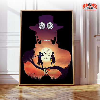Onee Piecee Poster/Canvas, Art Anime Wall Print, Wall Decor  – Portggas D. Acee  Poster/Canvas ANIME HUB