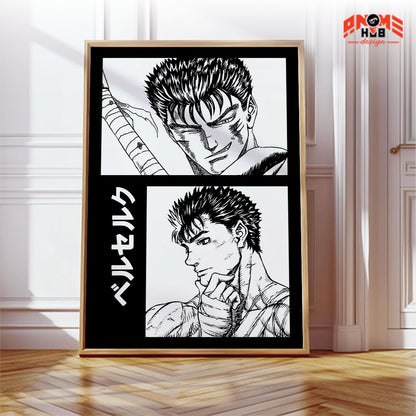 Berserkk Poster/Canvas, Art Anime Wall Print, Wall Decor  –  Poster/Canvas ANIME HUB