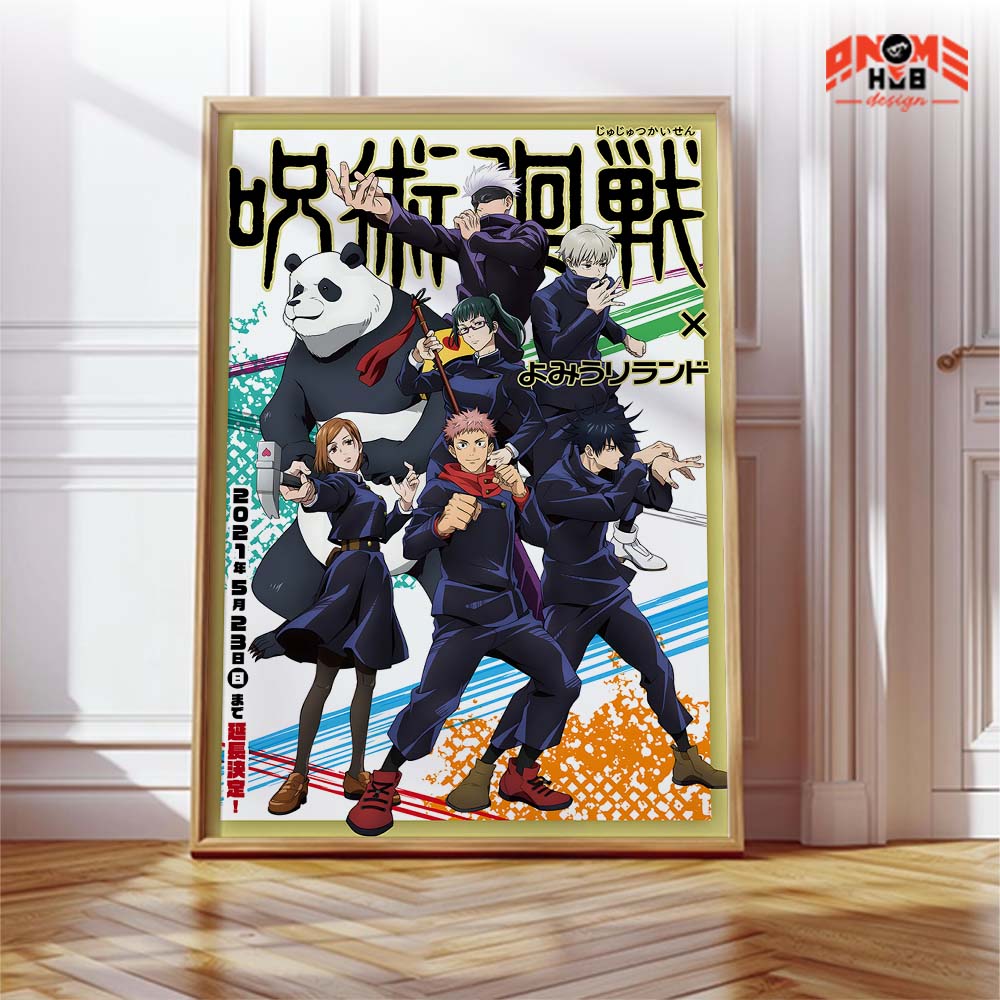 Jujustsuu Kaiisenn 15 Poster/Canvas, Art Anime Wall Print, Wall Decor  –  Poster/Canvas ANIME HUB