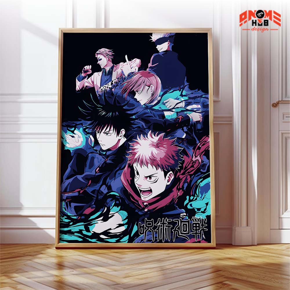 Jujustsuu Kaiisenn 11 Poster/Canvas, Art Anime Wall Print, Wall Decor  –  Poster/Canvas ANIME HUB