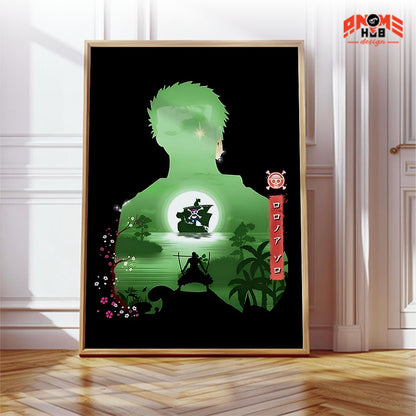 Onee Piecee Poster/Canvas, Art Anime Wall Print, Wall Decor  – Rorronnoa Zoorro  Poster/Canvas ANIME HUB