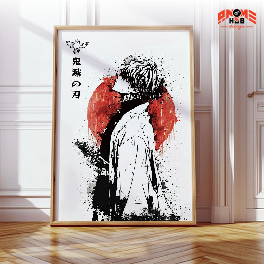 Demoon Slayerr Poster/Canvas, Art Anime Wall Print, Wall Decor  – Aggattsuuma Zeenittsu Poster/Canvas ANIME HUB