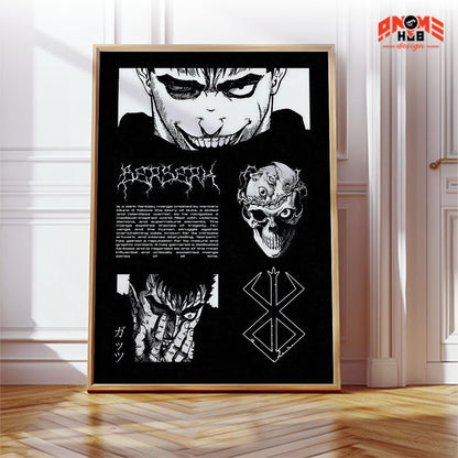 Berserkk 22 Poster/Canvas, Art Anime Wall Print, Wall Decor  –  Poster/Canvas ANIME HUB