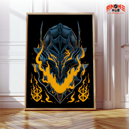 Berserkk 17 Poster/Canvas, Art Anime Wall Print, Wall Decor  –  Poster/Canvas ANIME HUB