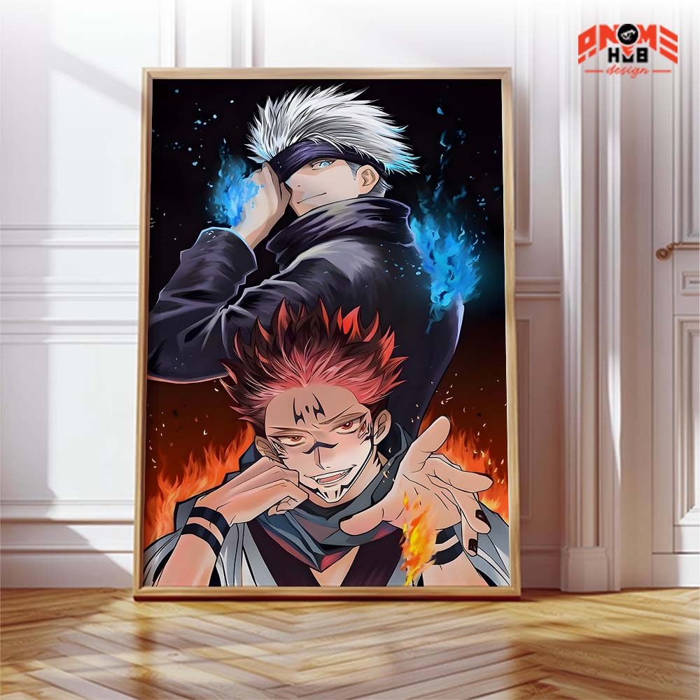 Jujustsuu Kaiisenn 19 Poster/Canvas, Art Anime Wall Print, Wall Decor  –  Poster/Canvas ANIME HUB