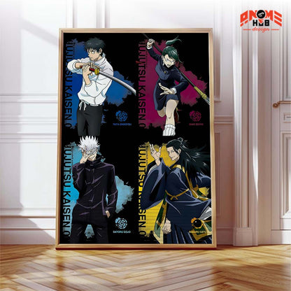 Jujustsuu Kaiisenn 21 Poster/Canvas, Art Anime Wall Print, Wall Decor  –  Poster/Canvas ANIME HUB