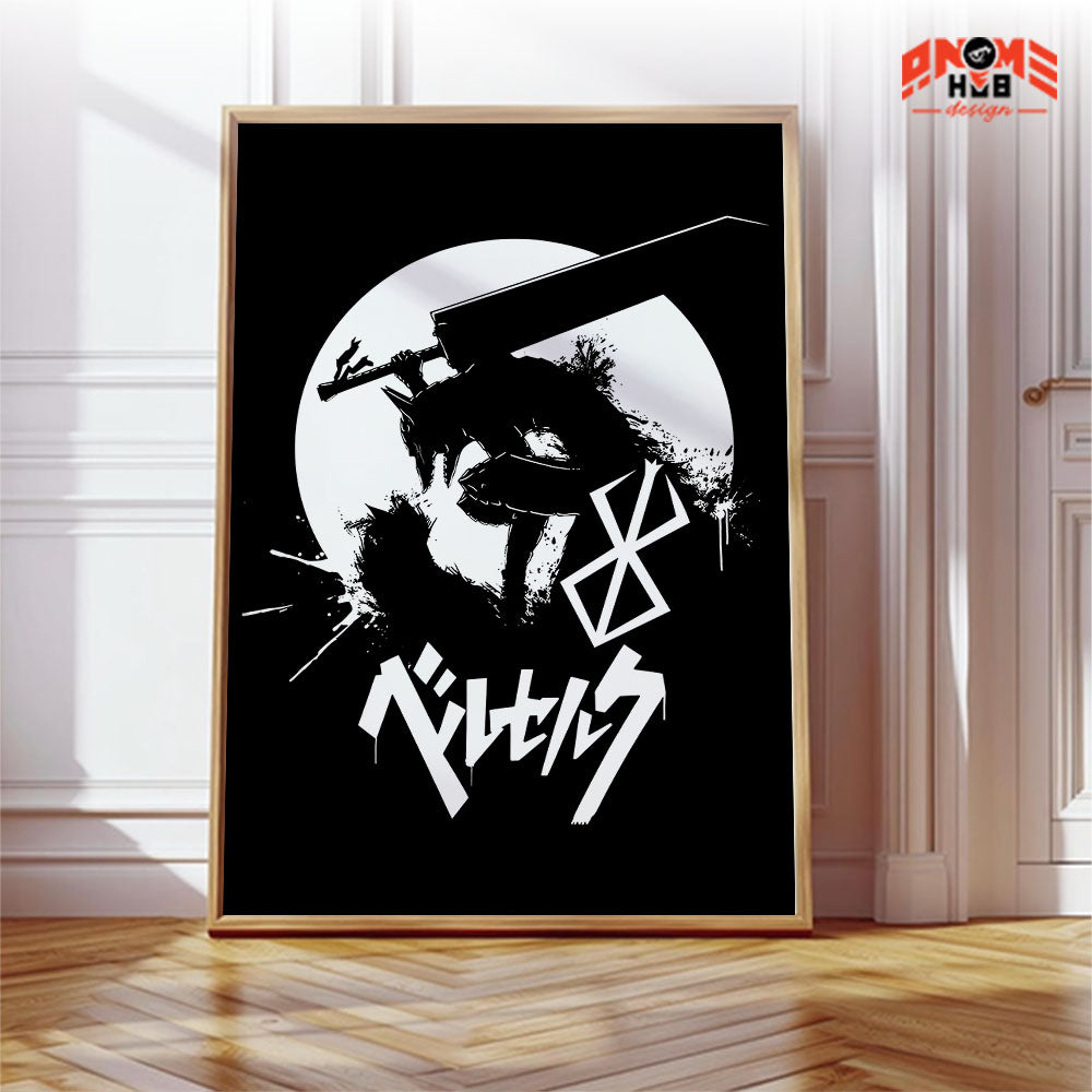 Berserkk 5 Poster/Canvas, Art Anime Wall Print, Wall Decor  –  Poster/Canvas ANIME HUB