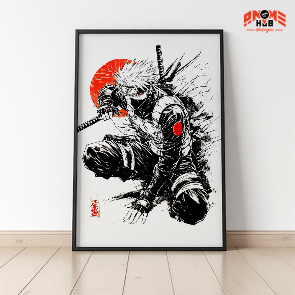 Narrutoo Poster/Canvas, Art Anime Wall Print, Wall Decor  – Hattakee Kakaasshi  Poster/Canvas ANIME HUB