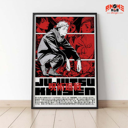 Jujustsuu Kaiisenn 6 Poster/Canvas, Art Anime Wall Print, Wall Decor  –  Poster/Canvas ANIME HUB