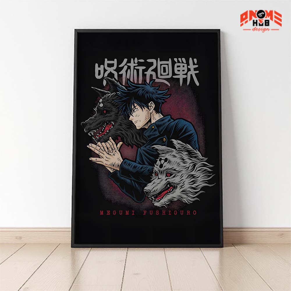 Jujustsuu Kaiisenn 16 Poster/Canvas, Art Anime Wall Print, Wall Decor  –  Poster/Canvas ANIME HUB