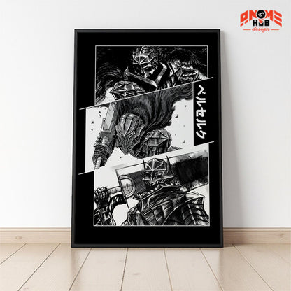 Berserkk 1 Poster/Canvas, Art Anime Wall Print, Wall Decor  –  Poster/Canvas ANIME HUB