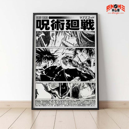 Jujustsuu Kaiisenn 2 Poster/Canvas, Art Anime Wall Print, Wall Decor  –  Poster/Canvas ANIME HUB