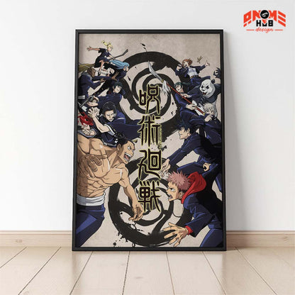Jujustsuu Kaiisenn 31 Poster/Canvas, Art Anime Wall Print, Wall Decor  –  Poster/Canvas ANIME HUB