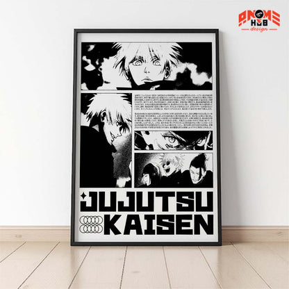 Jujustsuu Kaiisenn 1 Poster/Canvas, Art Anime Wall Print, Wall Decor  –  Poster/Canvas ANIME HUB