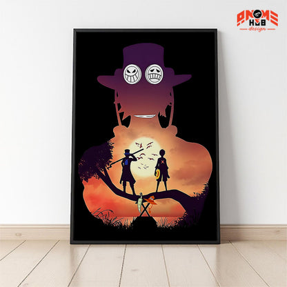 Onee Piecee Poster/Canvas, Art Anime Wall Print, Wall Decor  – Portggas D. Acee  Poster/Canvas ANIME HUB