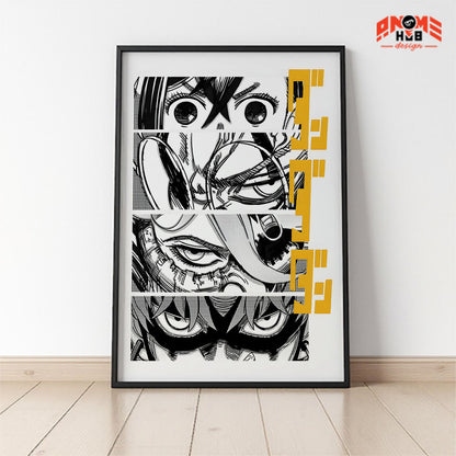 Daandadann 10 Poster/Canvas, Art Anime Wall Print, Wall Decor  –  Poster/Canvas ANIME HUB